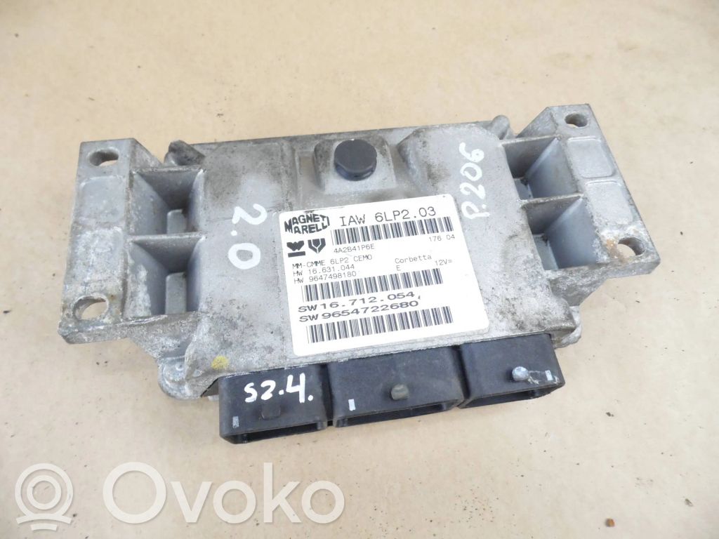 Peugeot 206 Engine control unit/module 