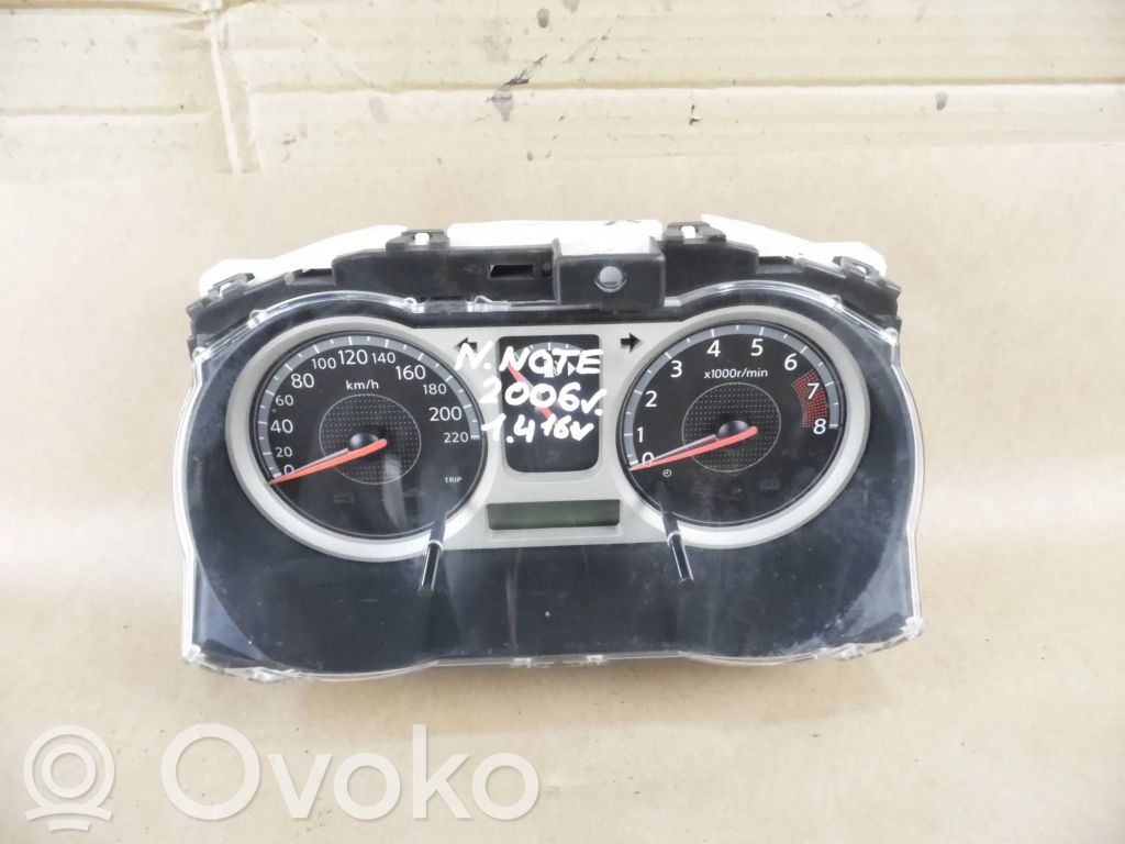 Nissan Note (E11) Speedometer (instrument cluster) 