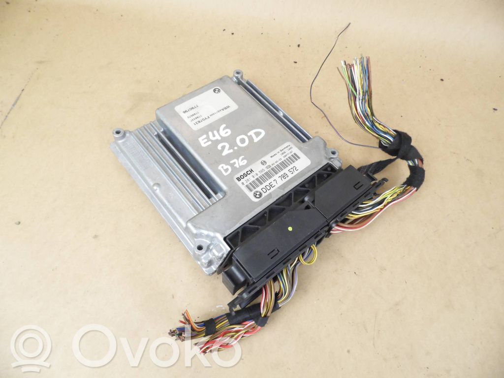 BMW 3 E46 Variklio valdymo blokas 