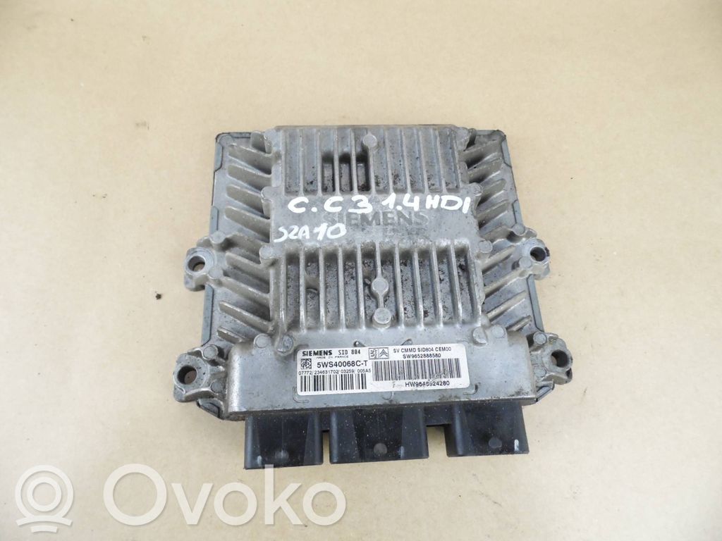 Citroen C3 Engine control unit/module 