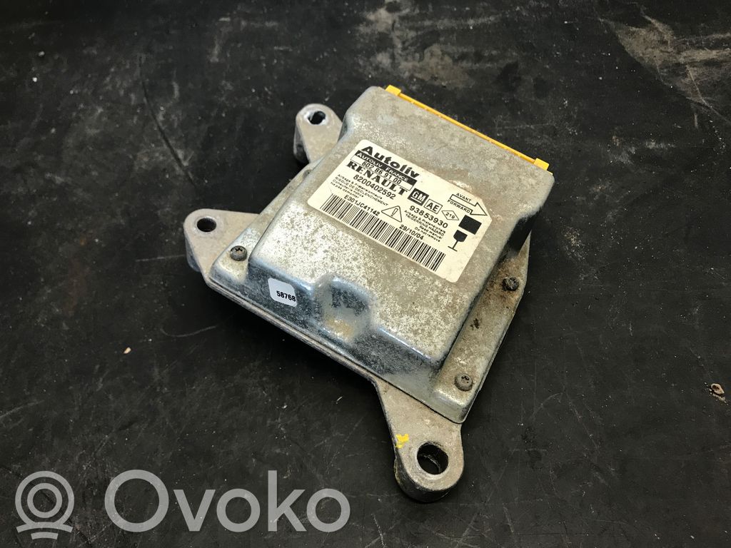 Renault Trafic II (X83) Unitate/modul de comandă airbaguri 