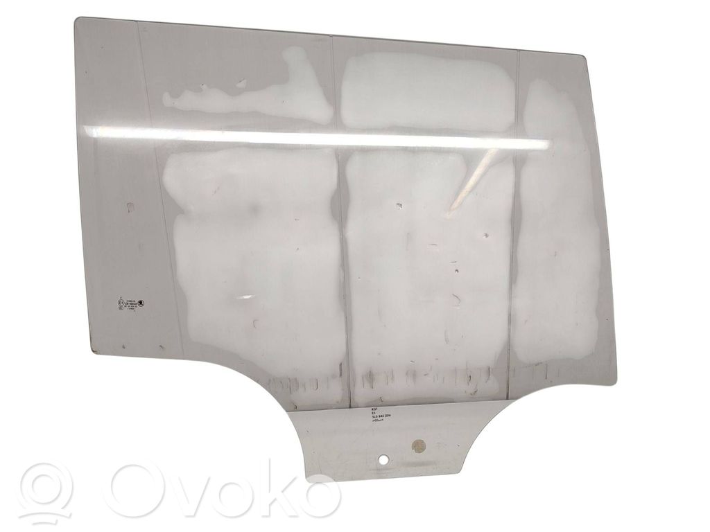 Skoda Yeti (5L) Vetro del finestrino della portiera posteriore 