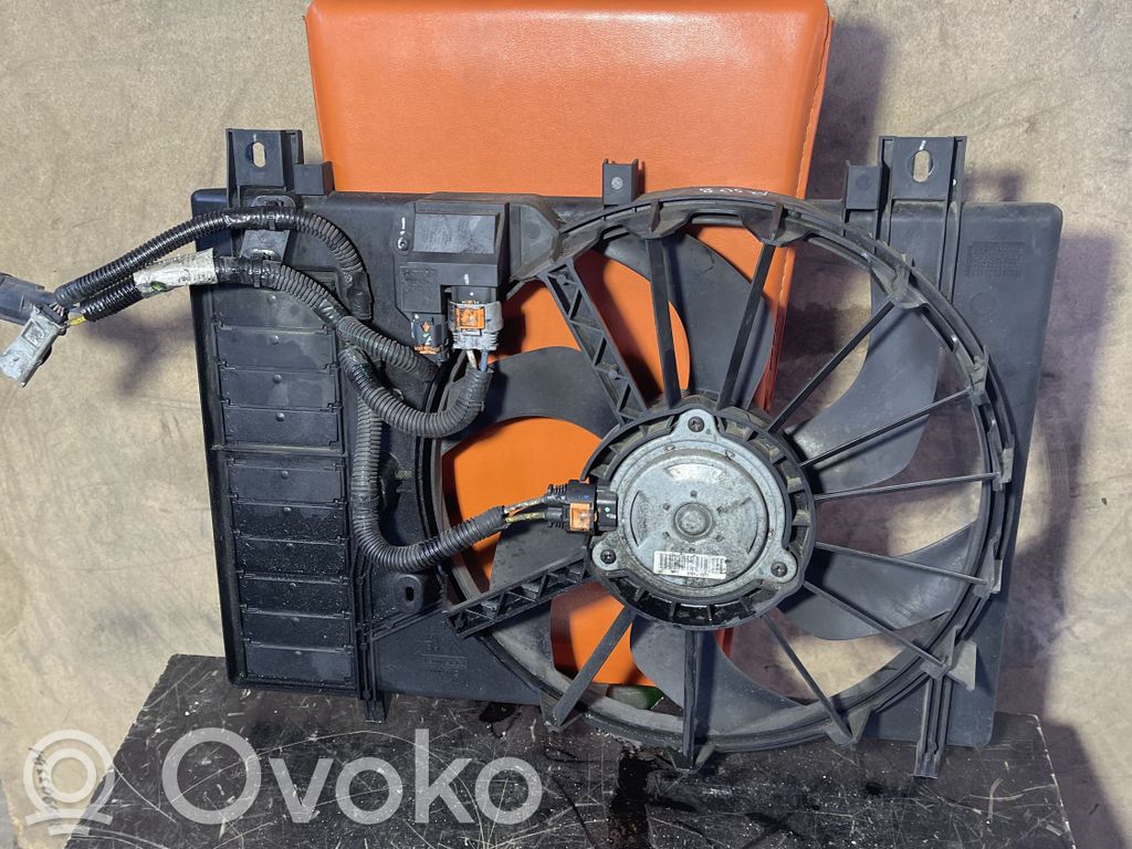 Peugeot 508 Radiator cooling fan shroud 