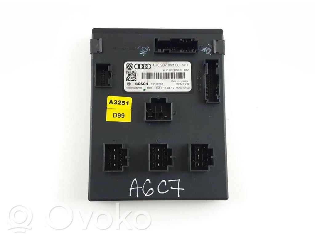Audi A6 S6 C7 4G Komforta modulis 