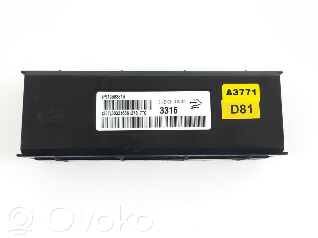 Opel Insignia A Air conditioning/heating control unit 