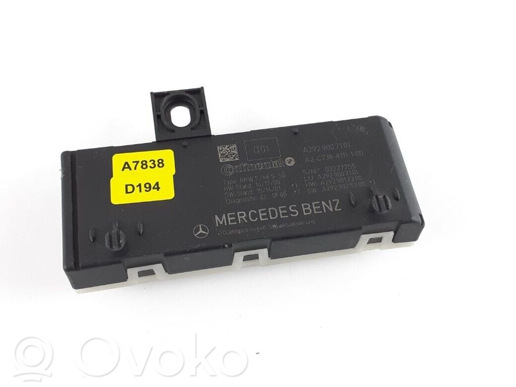 Mercedes-Benz GLE (W166 - C292) Sterownik / Moduł elektrycznej klapy tylnej / bagażnika 