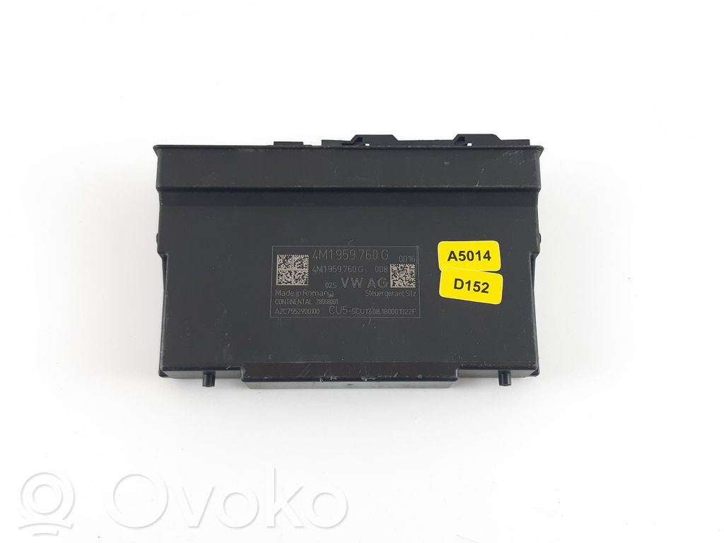 Audi Q7 4M Module de commande de siège 