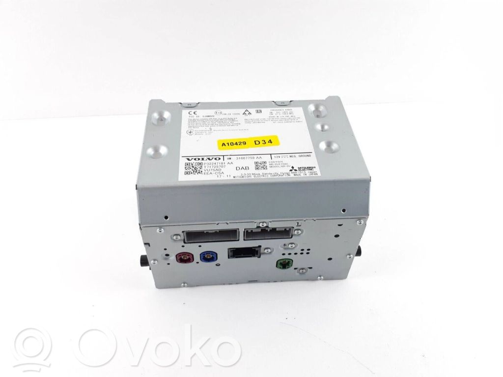 Volvo S90, V90 Radio/CD/DVD/GPS head unit 