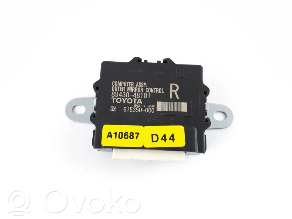 Lexus RX 450H Wing mirror control module 