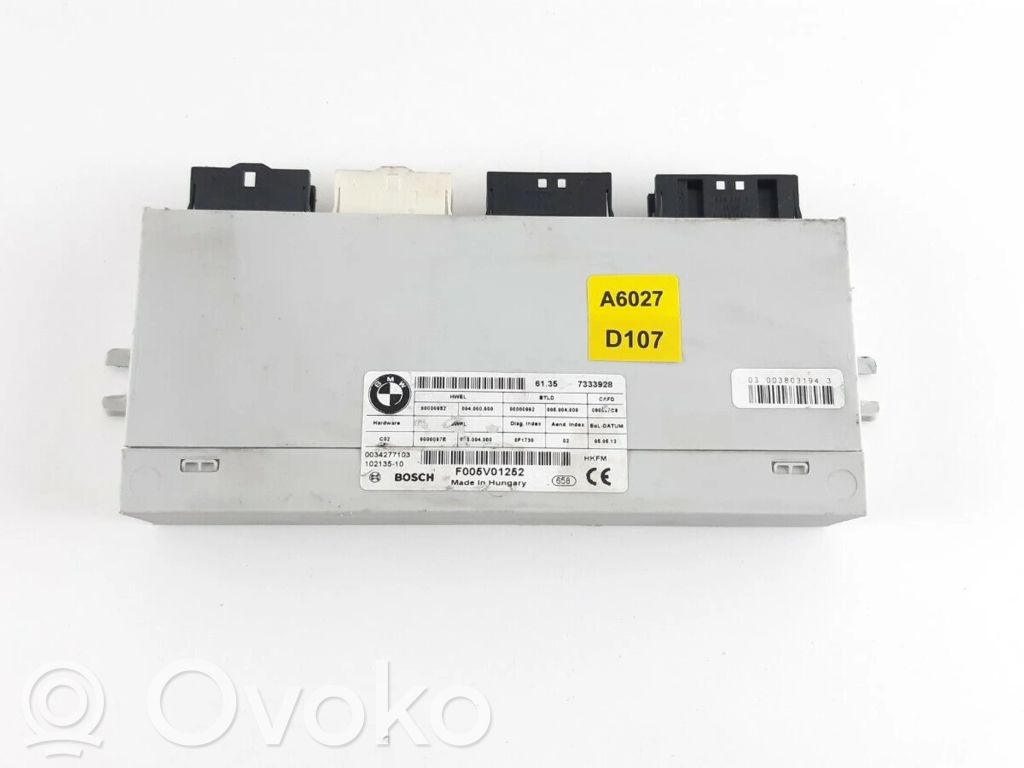 BMW 5 F10 F11 Sterownik / Moduł elektrycznej klapy tylnej / bagażnika 