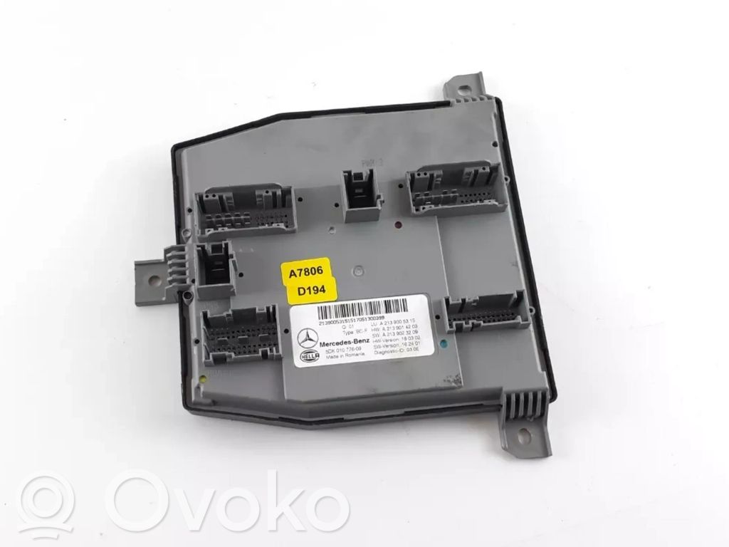 Mercedes-Benz E W213 SAM control unit 