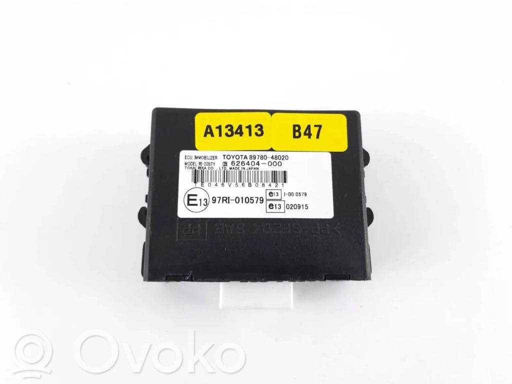 Lexus RX 330 - 350 - 400H Unidad de control/módulo inmovilizadora 
