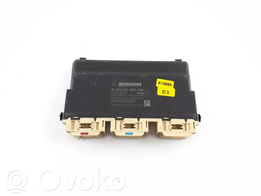 Mercedes-Benz C W205 Module de commande de siège 