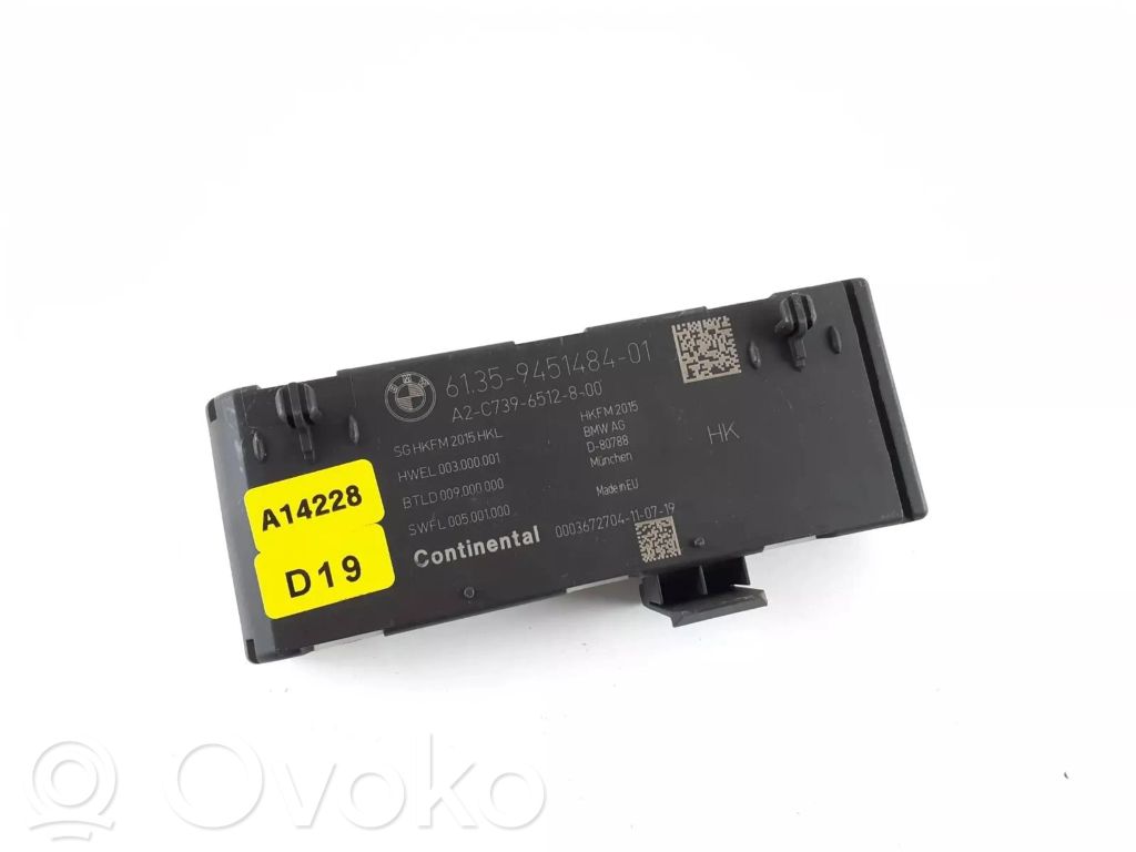 Tailgate/trunk control unit/module   9451484,61359451484,A2C7396512800