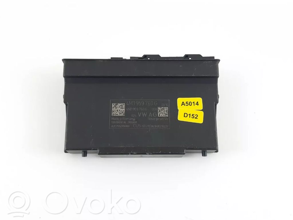 Audi Q7 4M Module de commande de siège 