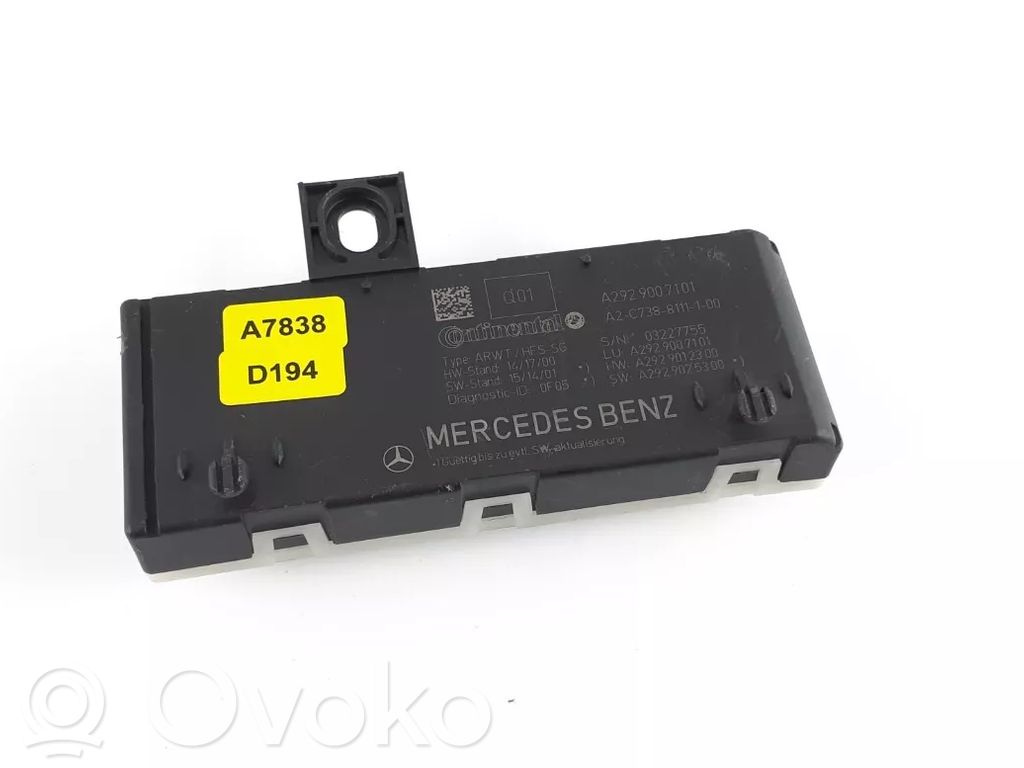 Mercedes-Benz GLE (W166 - C292) Sterownik / Moduł elektrycznej klapy tylnej / bagażnika 