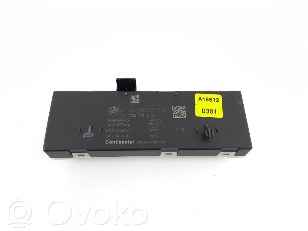 BMW X7 G07 Tailgate/trunk control unit/module 