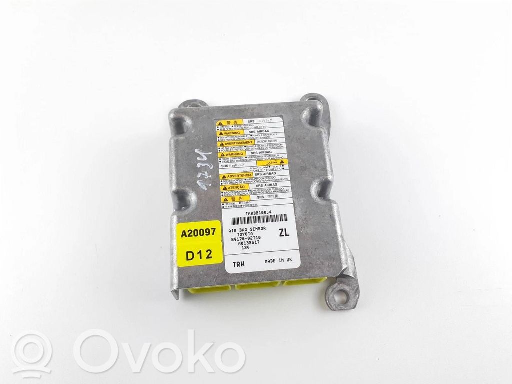 Toyota Corolla E210 E21 Airbag control unit/module 