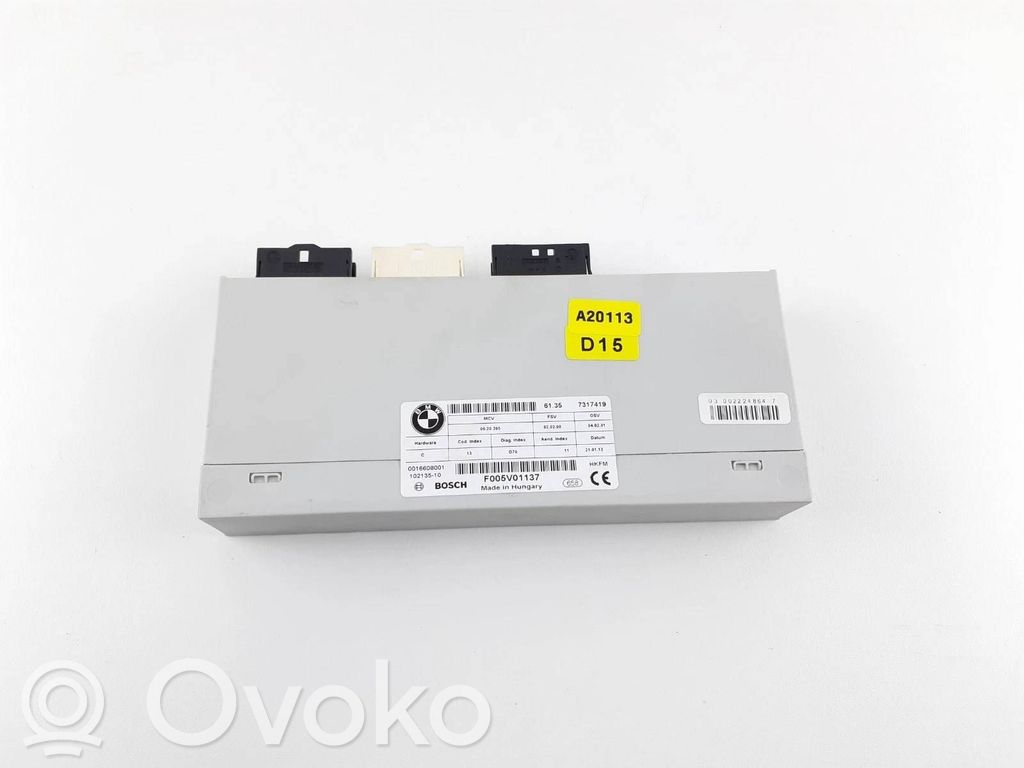 Tailgate/trunk control unit/module   7317419,61357317419,61357317419,F005V01137