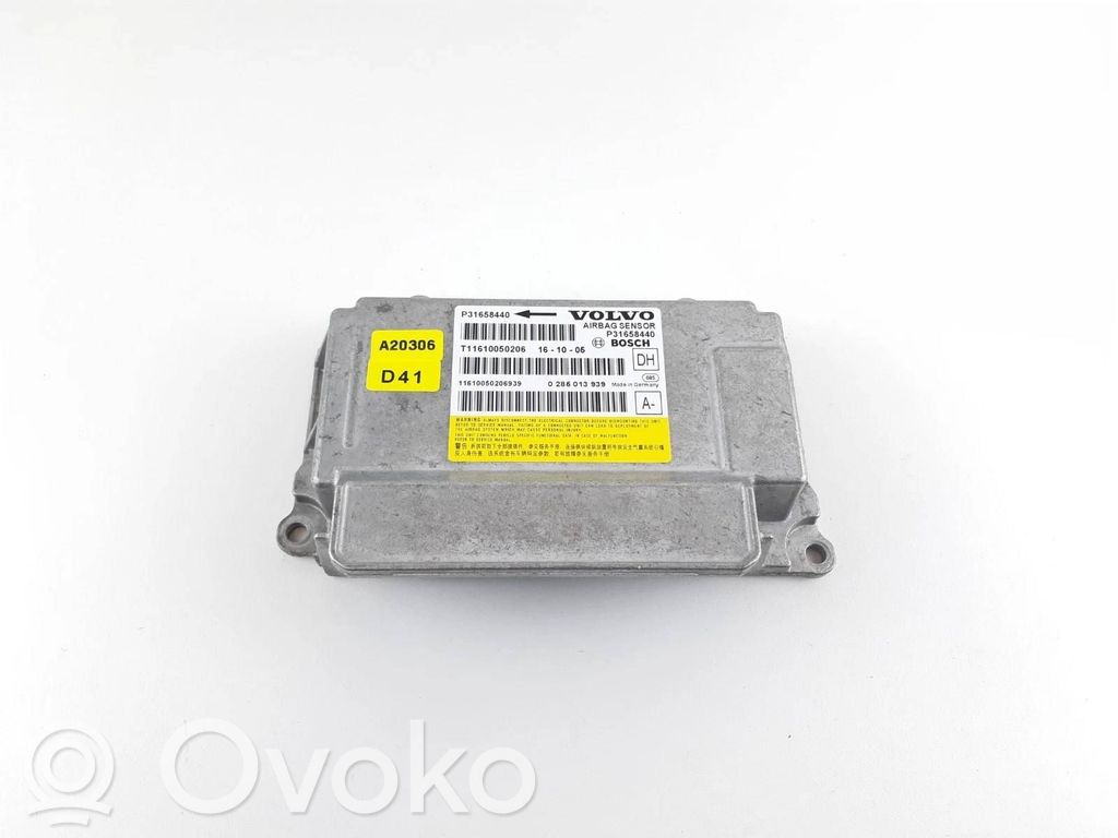 Volvo V60 Module de contrôle airbag 
