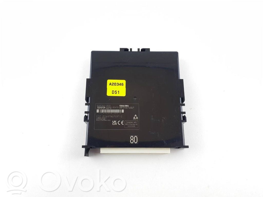 Toyota Yaris Cross Unitate/modul de control fără cheie (KESSY) 