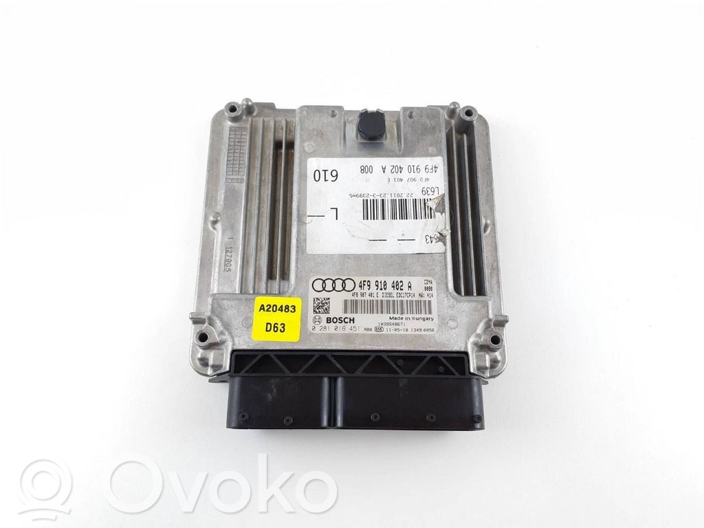 Audi A6 S6 C6 4F Engine control unit/module 