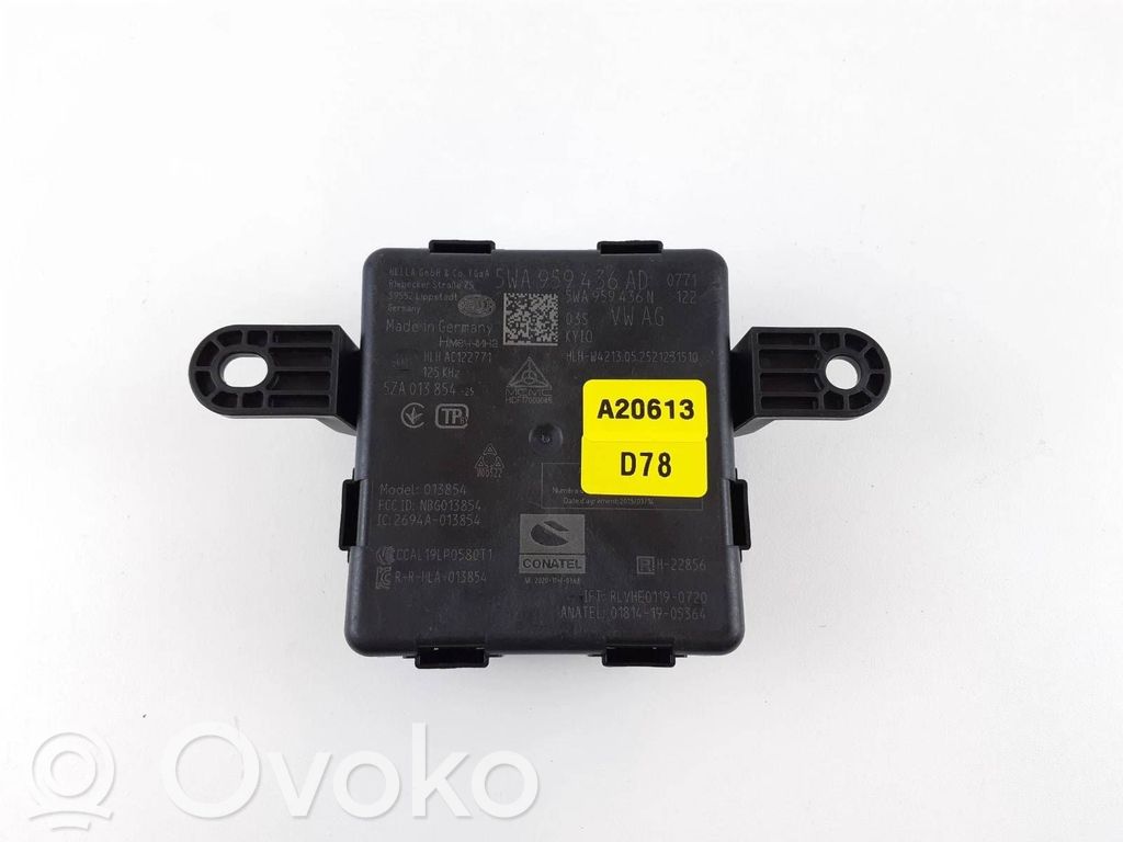 Audi Q4 Sportback e-tron Keyless (KESSY) go control unit/module 
