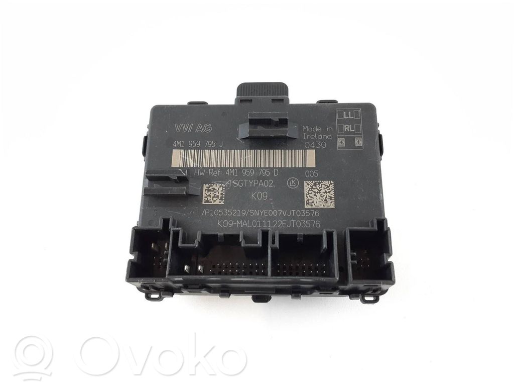 Audi A6 S6 C8 4K Unité de commande module de porte 