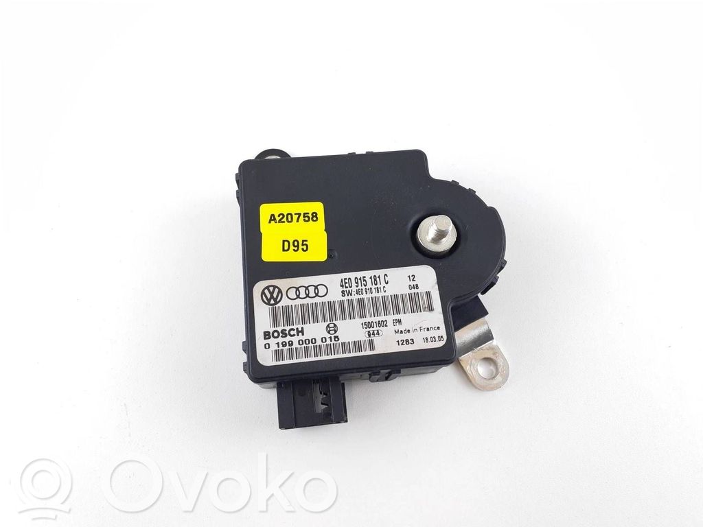 Audi A8 S8 D3 4E Akumuliatoriaus valdymo blokas 