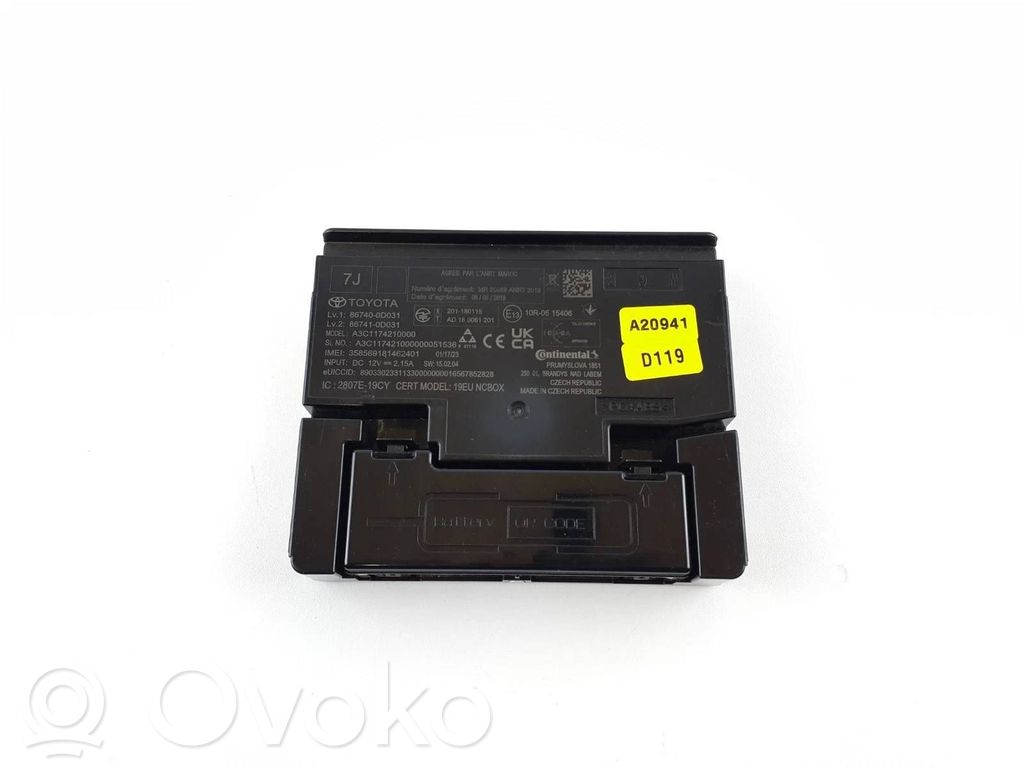 Toyota Yaris Cross Sterownik / Moduł sterujący telefonem 