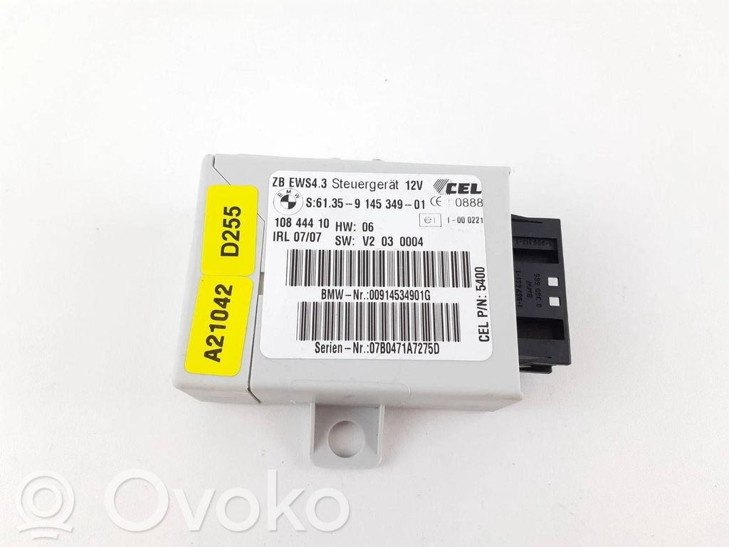 BMW X3 E83 Unité de commande dispositif d'immobilisation 