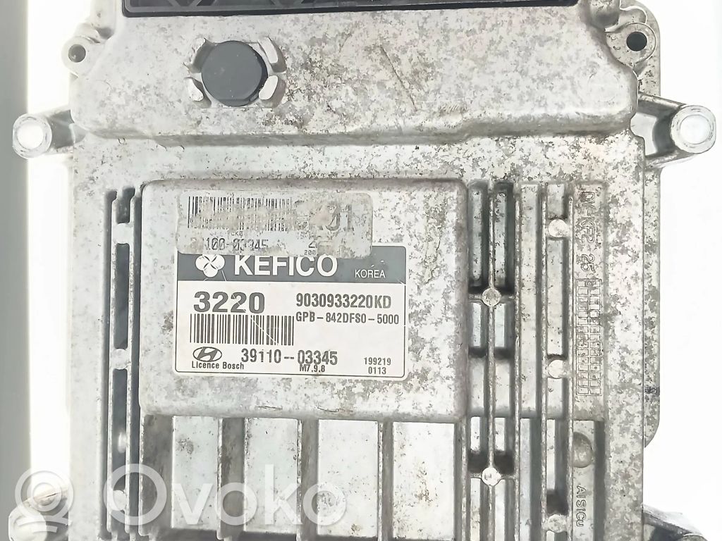 Hyundai i20 (PB PBT) Engine control unit/module 