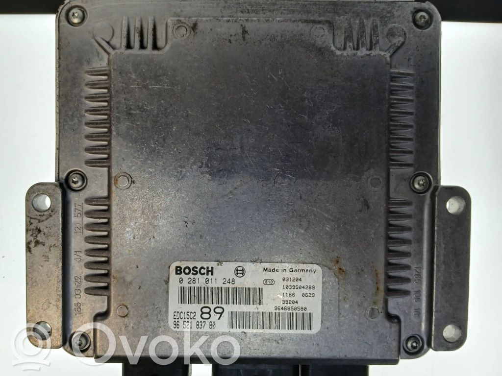Peugeot 307 Engine control unit/module 