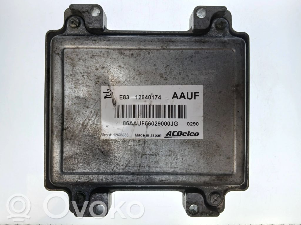 Opel Meriva B Engine control unit/module 