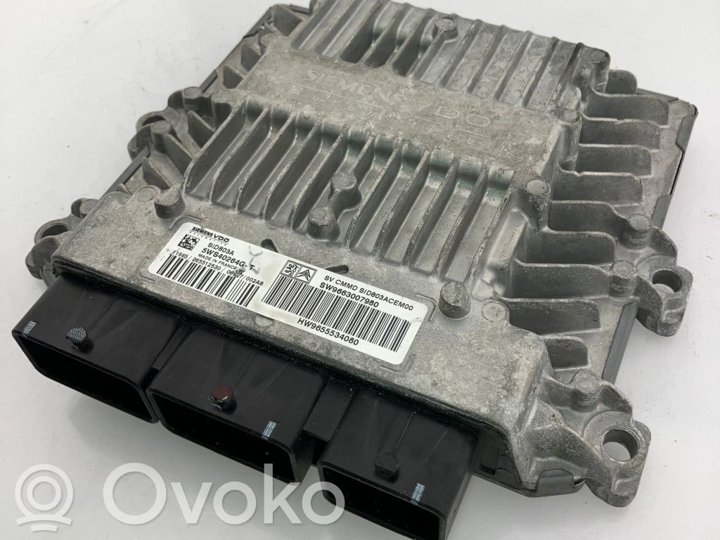 Peugeot 407 Engine control unit/module 