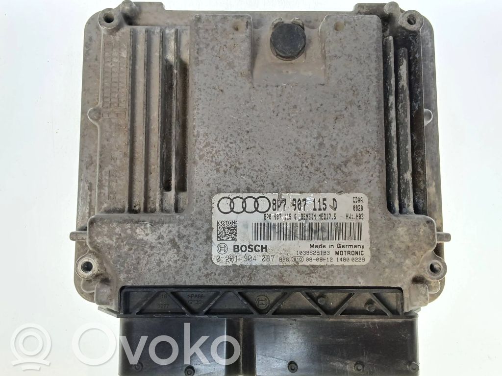 Audi A3 S3 A3 Sportback 8P Engine control unit/module 