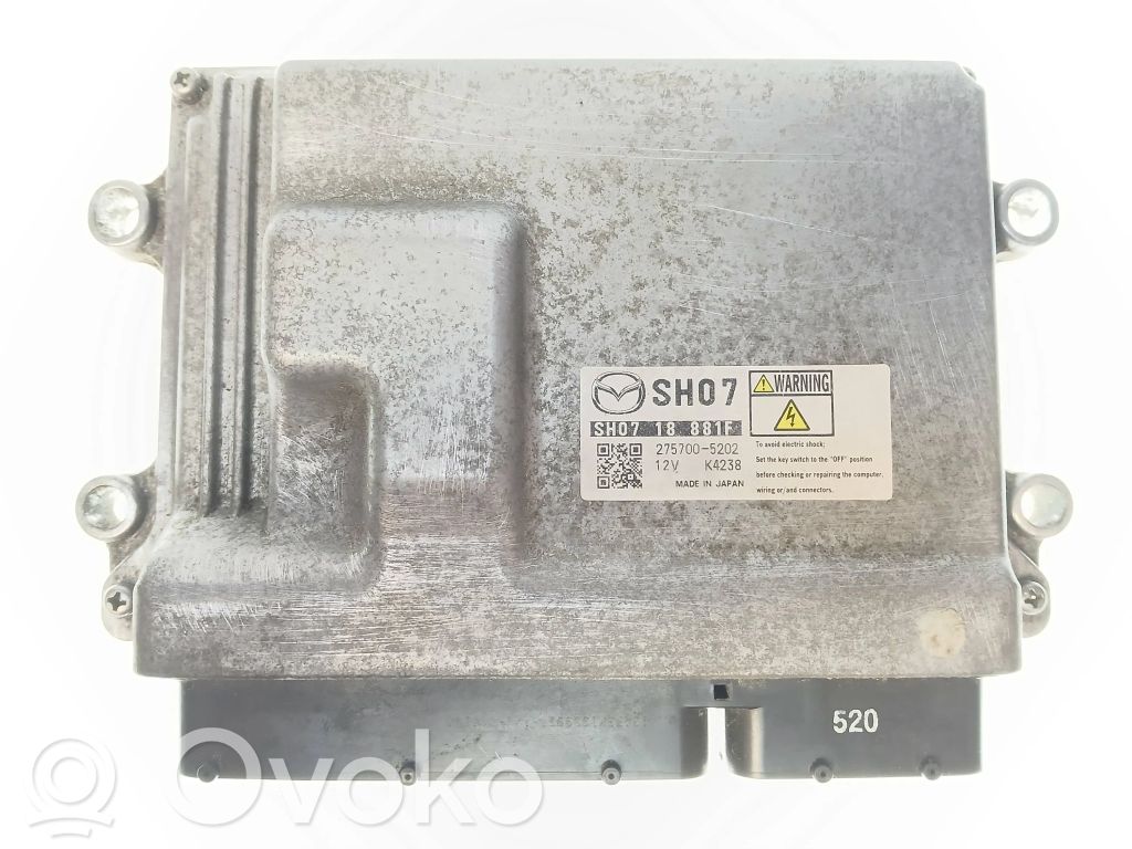 Engine control unit/module   SH0718881F,2757005202,K4238,SH07