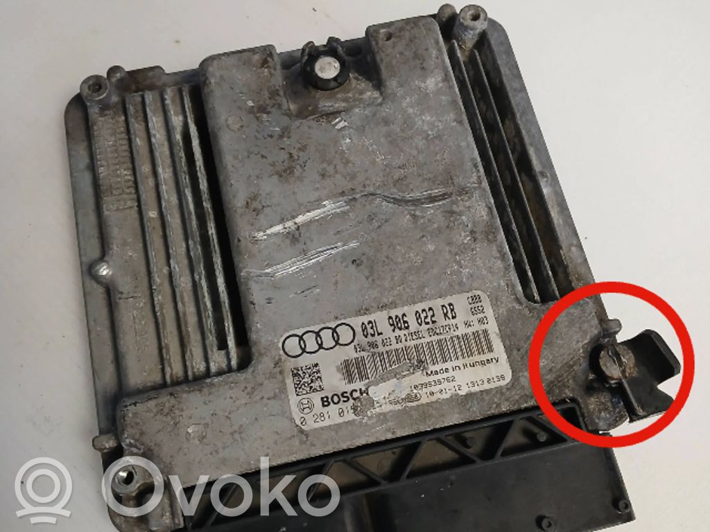 Engine control unit/module   03L906022RB,03L906022BQ,0281015