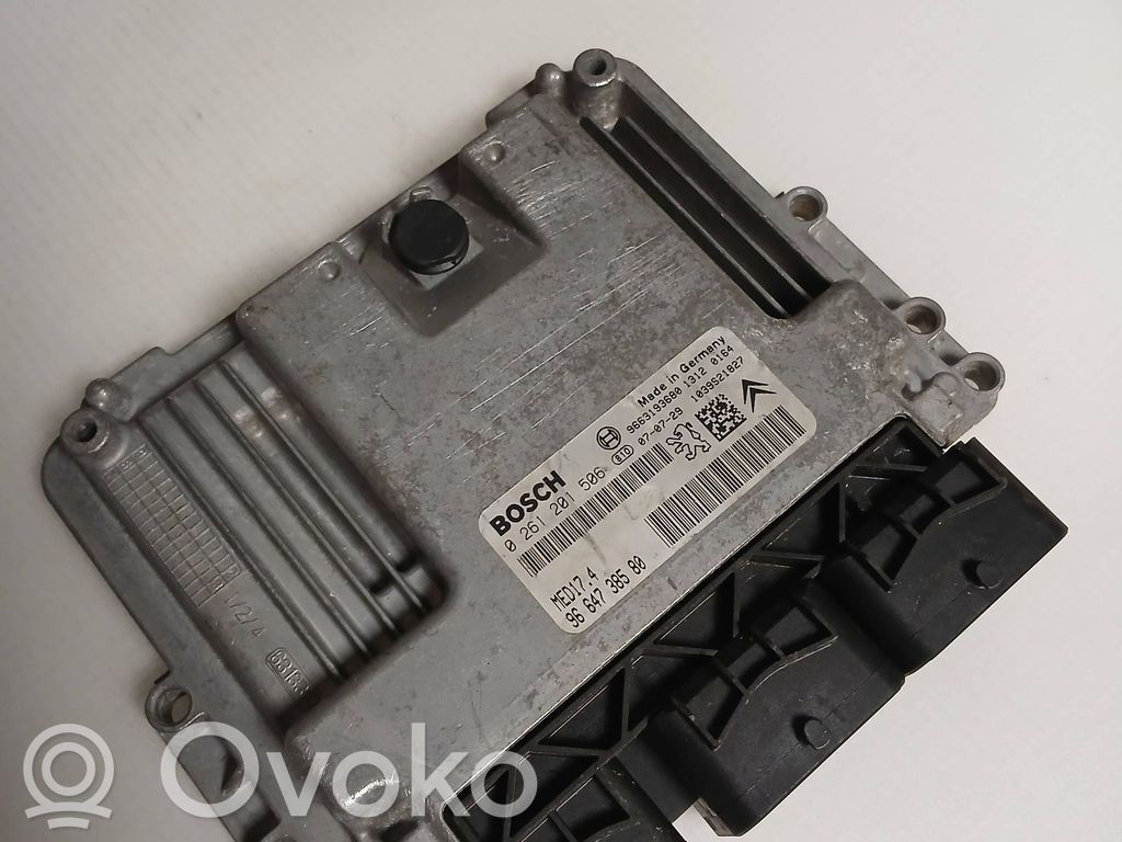 Peugeot 308 Engine control unit/module 