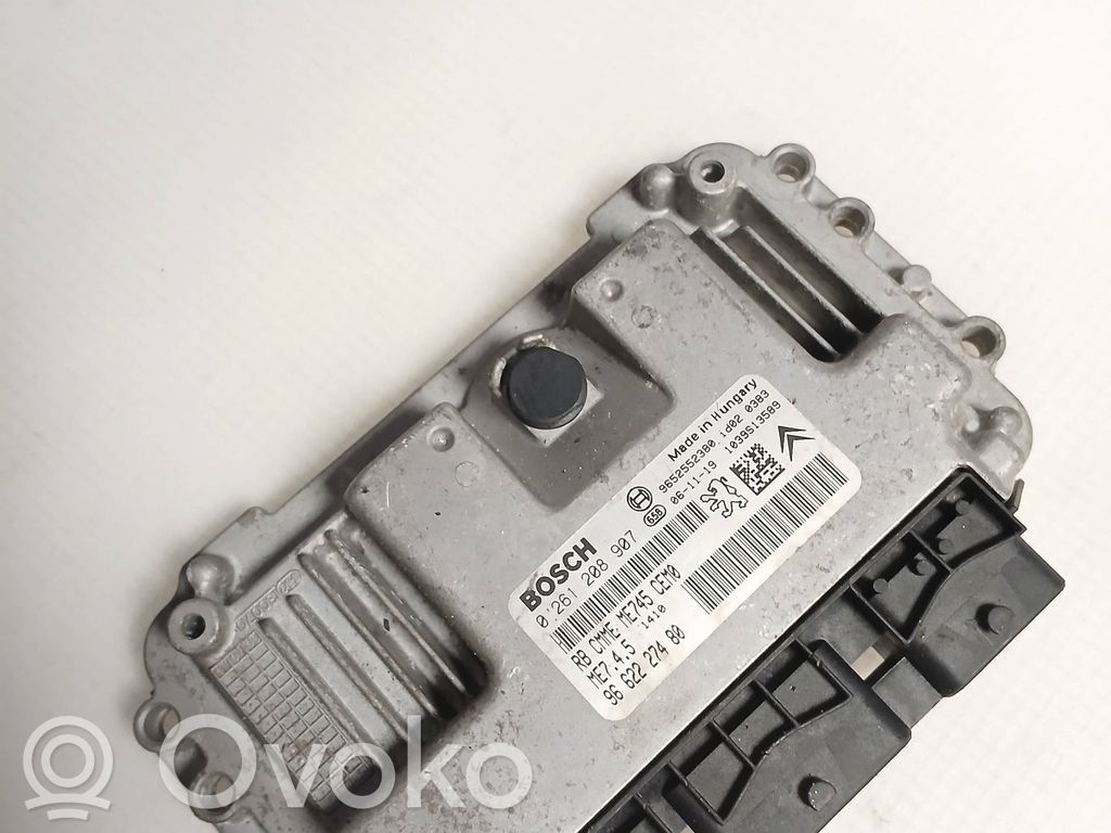 Engine control unit/module   9662227480,9652552380,0261208907