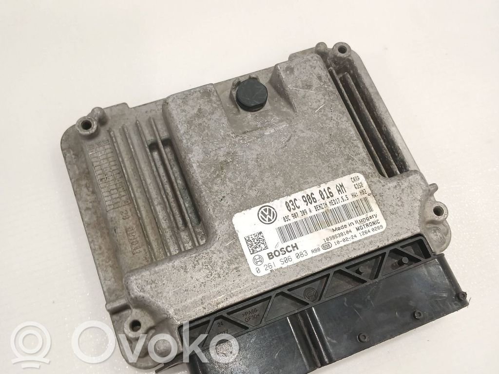 Engine control unit/module   03C906016AM,03C907309A,0261S06083