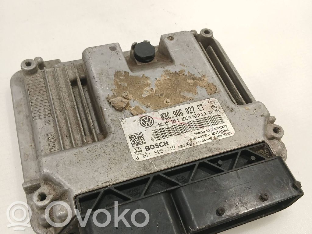 Engine control unit/module   03C906027CT,03C907309G,0261S06719