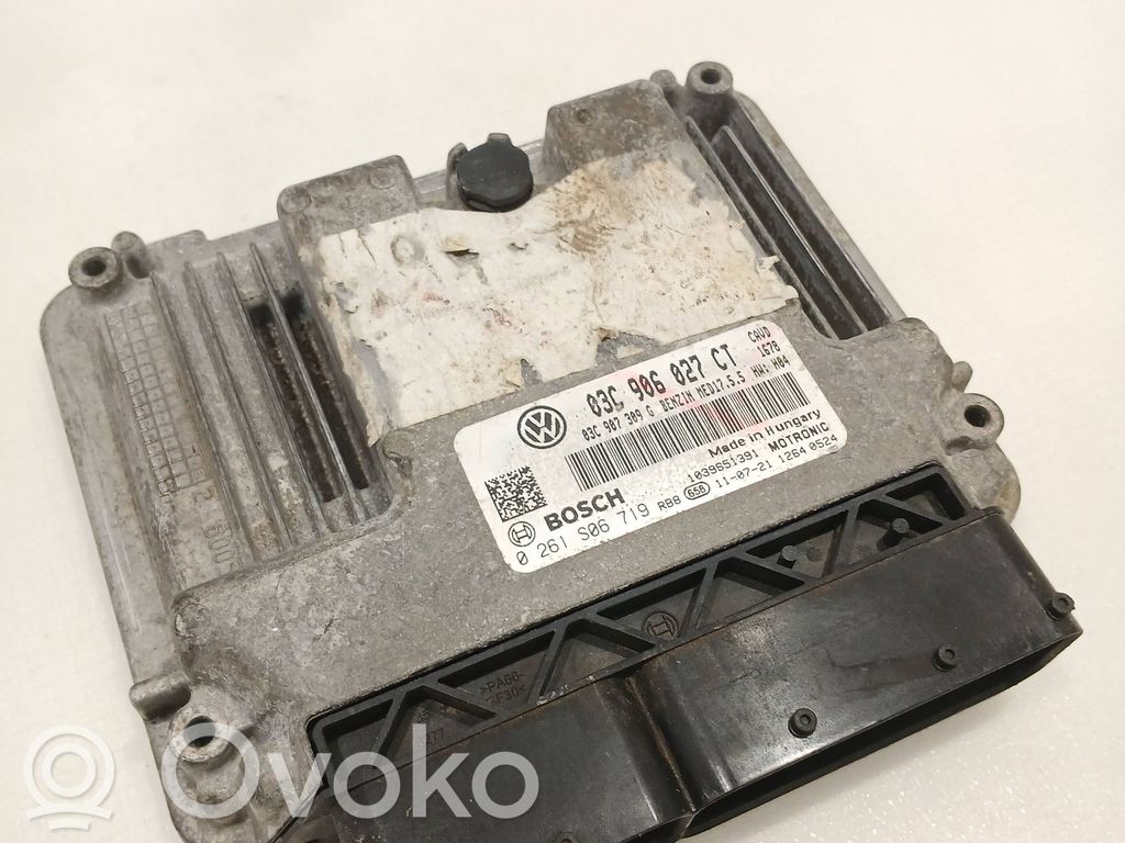 Engine control unit/module   03C906027CT,03C907309G,0261S06719