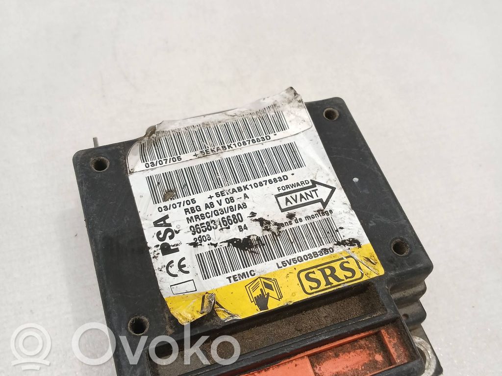 Citroen C3 Airbag control unit/module 