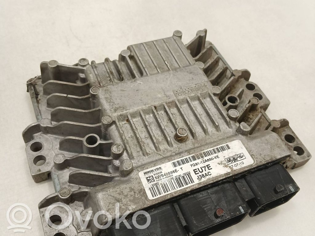 Engine control unit/module   7G9112A650VE,5WS40596ET