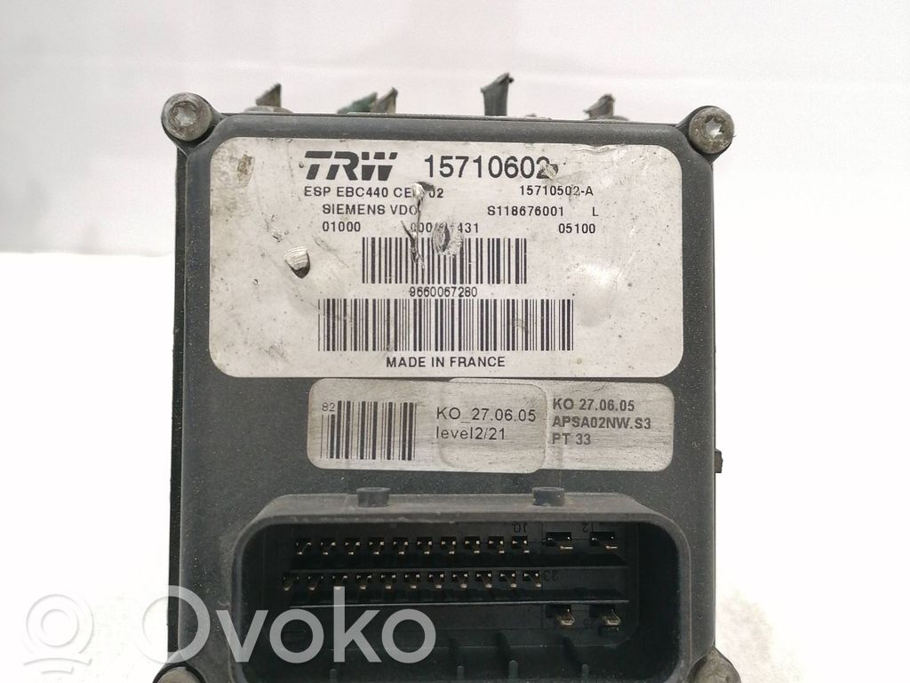 Peugeot 407 ABS Blokas 