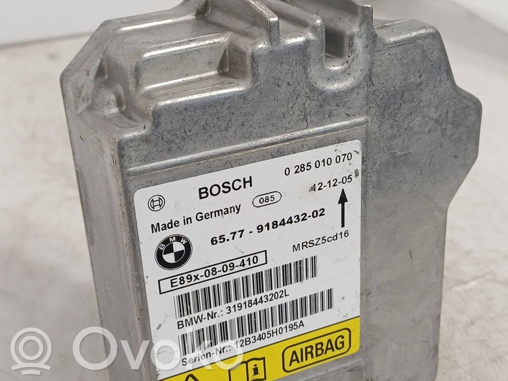 Airbag control unit/module   0285010070,9184432,MRSZ5CS16,31918443202L