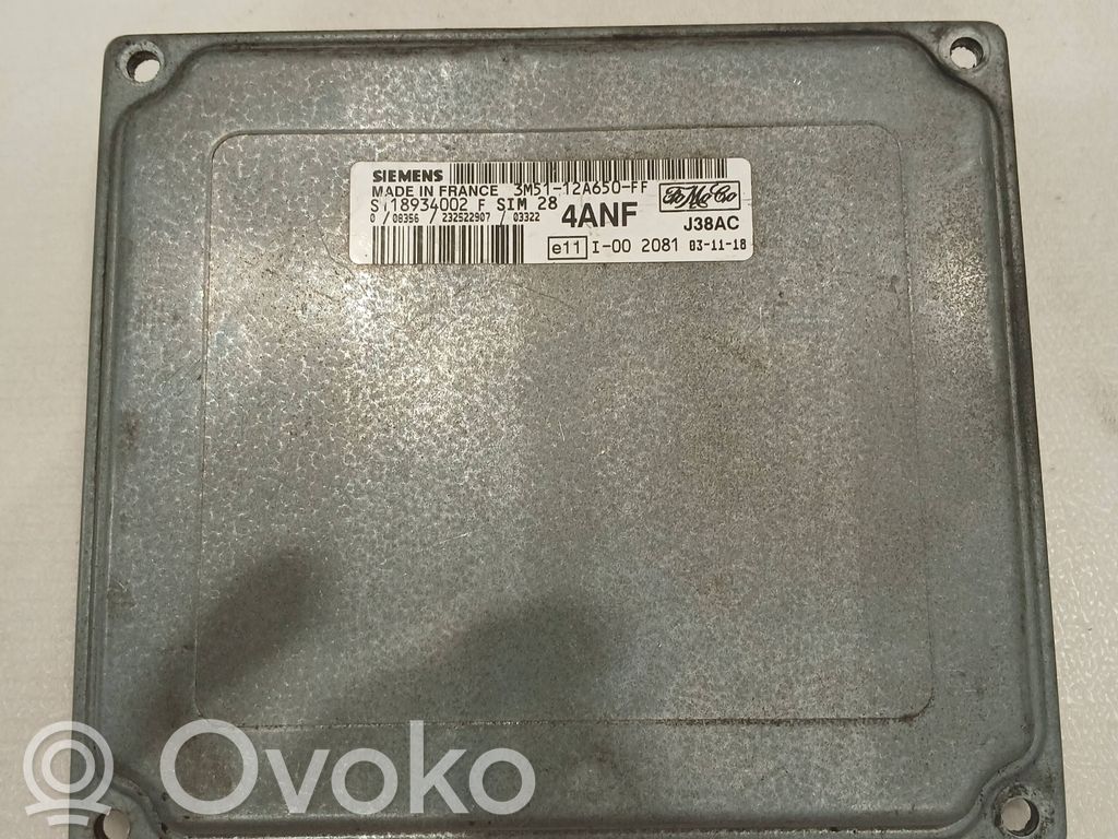 Ford Focus C-MAX Engine control unit/module 