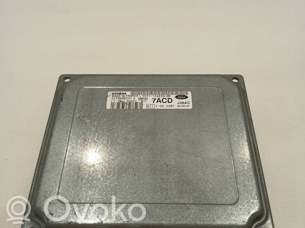 Ford Ka Engine control unit/module 