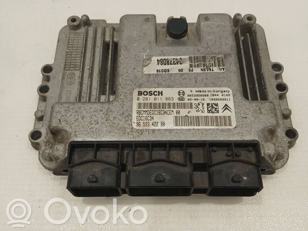 Peugeot 307 Engine control unit/module 